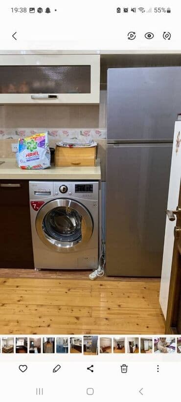 sabuncu kiraye: 3 otaqli ev. 2 otaq verilir. Butun texnika evde tezedi. Komdisioner — 3