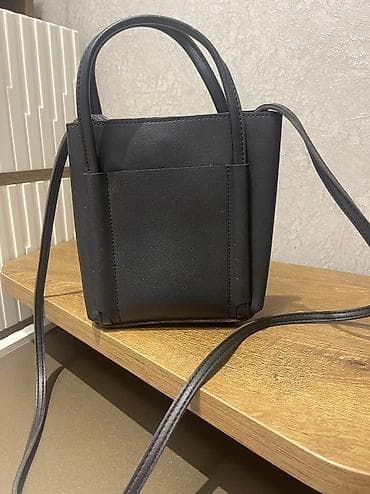 aksesuar instagram: Qadın çantası 20 m az işlənib teze qalıb qara reng — 1