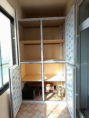 vitrin dolab: Düz dolab, Eyvan üçün, Açılan, Quraşdırıla bilən, 4 qapılı — 2