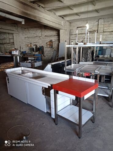 konveksiyon bişirmə sobası qiyməti: Nejaveka stollar və moykalar istənilən ölçüdə restaran — 8