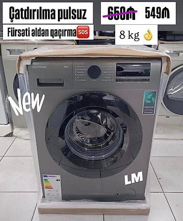 Paltaryuyan maşın Hoffmann, 8 kq, Avtomat, Qurutmasız, Kredit yoxdur lalafo.az -da Paltaryuyan maşın Hoffmann, 8 kq, Avtomat, Qurutmasız, Kredit yoxdur