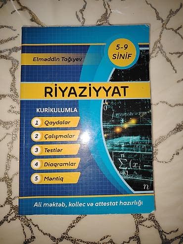 “Riyaziyyat – Kurikulumla” hazırlıq kitabı (5–9 sinif) Kitabın içinde