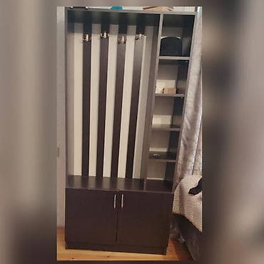 İşlənmiş, 2 qapılı, Qəhvəyi, Açılan, Düz dolab