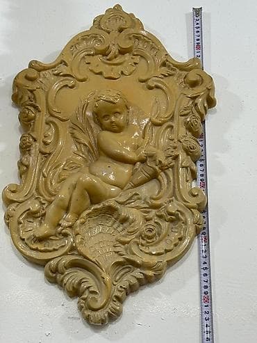 Barokko üslubunda dekorativ divar panosu - Material: qətran/kompozit