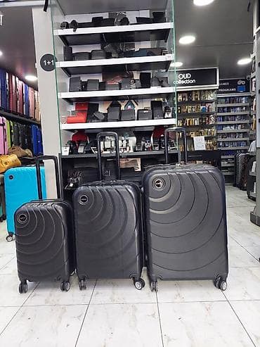 yoqa mat: Sərt korpuslu səyahət çamadan dəsti - 3 ölçü: kiçik (kabin ölçüsü) — 1