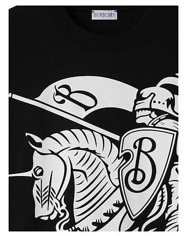 Futbolkalar: Futbolka, Burberry, M, rəng - Qara — 2