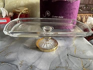 Tort və şiriniyyat qabı, Şüşə