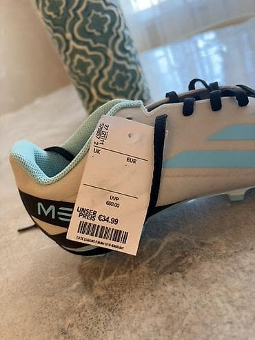 botinki: Rəng - Ağ Botinkalar, Adidas, Ölçü: 38, Oğlan üçün — 1