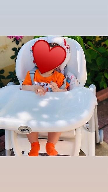 Cam markalı uşaq yemək stulu - Brend: Cam (İtaliya) - Rəng: ağ - lalafo.az -da Cam markalı uşaq yemək stulu - Brend: Cam (İtaliya) - Rəng: ağ -
