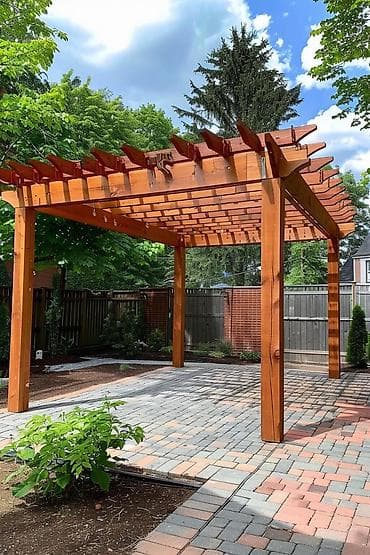 belarus mebel: Taxta Pergola – həyətyanı sahə və bağ üçün dekorativ kölgəlik - — 1