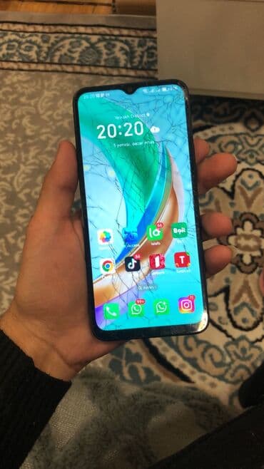 Honor X6b, 128 GB, rəng - Qara, Qırıq