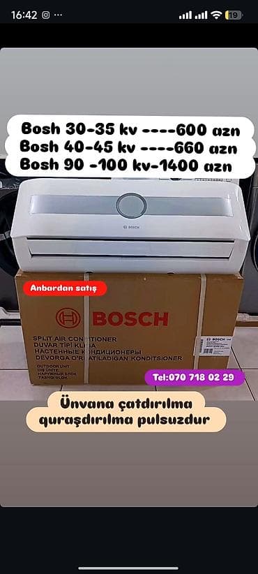 qaqa desti: Kondisaner anbardan satiş.Quraşdirilma pulsuz.30-35kv -490 azn.1-3 ilə — 9