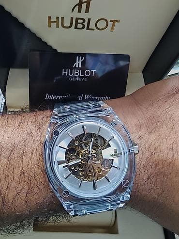 smart saat: Yeni, Qol saatı, Hublot, rəng - Qara — 1