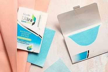 gün eynəyi: Yagli deriler ucun matlawdirici salfetka. Gun erzinde makiyaj uzerinde — 1