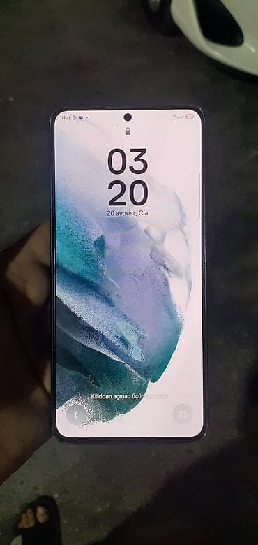 samsung tab4: Samsung Galaxy S21 5G, 128 GB, rəng - Qara, Face ID — 1