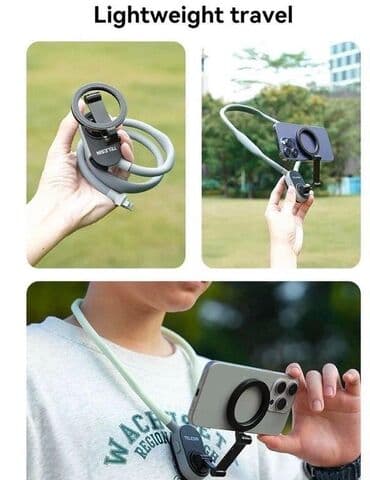 tripod qiymətləri: "Telesin" magnetik telefon tutacağı. Magnit yapışqanlı boyundan asılan — 4