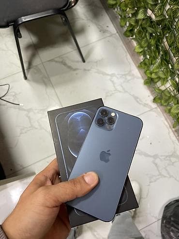 IPhone 12 Pro, 128 GB, Göy, Simsiz şarj, Face ID — 7