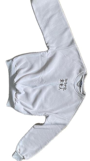 Məhsul: SHEIN sweatshirt - Rəng: ağ / bej - Ölçü: S (EU 36, US 4) -