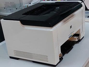 Skanerlər: HP printer color CP1025nw Rengli Printer Usb wifi Katricler doludur — 3