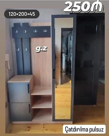 Матрасы: Новый, Распашной, 1 дверь Прямой шкаф, Шкаф в прихожей, Азербайджан — 5