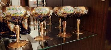 Qədəhlər, rəng - Göy