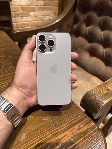 15 pro max qiyməti: IPhone 15 Pro Max, 256 GB, Natural Titanium — 1