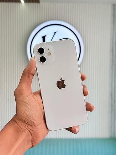 IPhone 12, 128 GB, Ağ, Zəmanət, Kredit, Simsiz şarj
