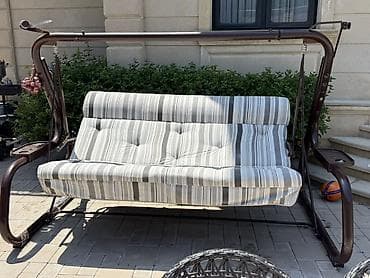 2 el: Yeni, Divan-yelləncək, Zontiksiz, Metal — 2