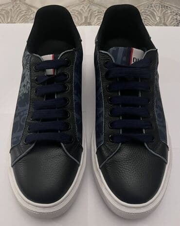 Ботинки: Məhsul: Kişi idman ayaqqabısı - Rəng: Tünd göy/qara üst hissə, ağ — 1