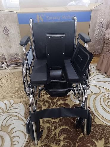 matorlu araba: Kaiyang Medical manual əlil arabası – tualet funksiyalı model - Metal — 2