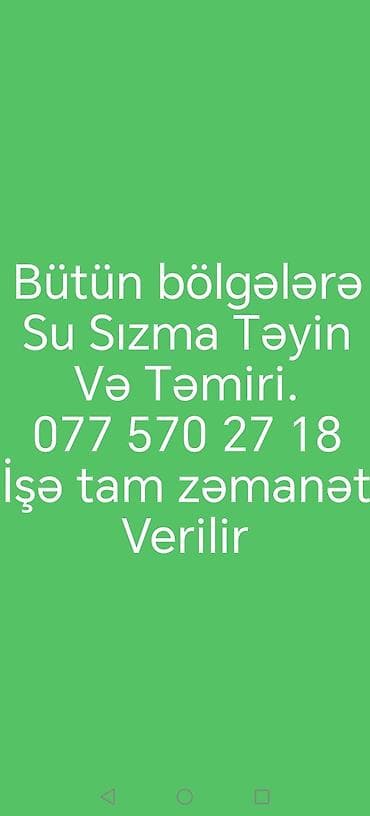 evdə tərcumə işi: Su sızmalarının təyini və təmiri xidməti - Bina evləri, həyət evləri — 7