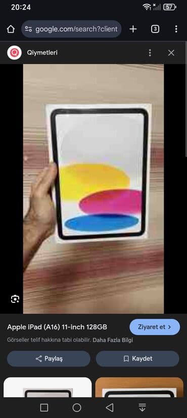 Skanerlər: Apple iPad 11 (2025), 11", 128 GB — 1