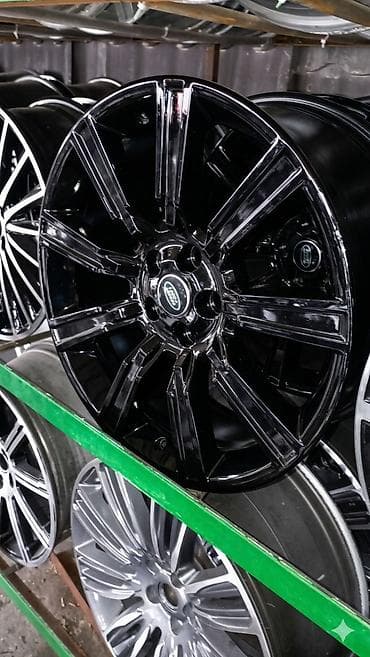 Land Rover diskləri – qara parlaq, çoxşaxəli dizayn kredit var -