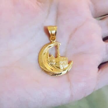 qızılın qiyməti bu günə 2020: Kulon, Sarı qızıl, 875 Əyar, Qaşsız, 2100 g — 1