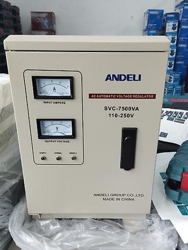 ANDELI SVC-7500VA AC Automatic Voltage Regulator - Giriş gərginliyi — 1