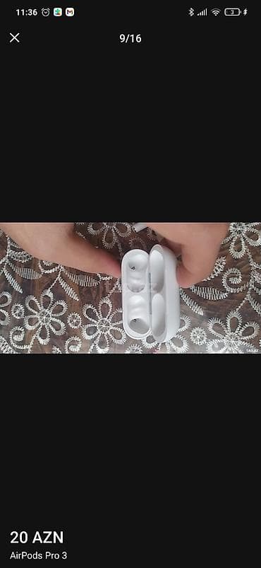 ipad 10 cu nesil: AirPods Pro 3 qulaqlıq Məhsulun xüsusiyyətləri: - Tam simsiz Airpods — 8