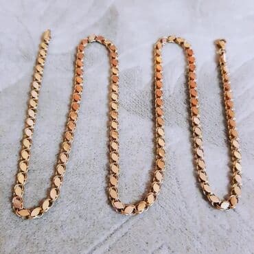 tək qaş: Boyunbağı, Sarı qızıl, 585 Əyar, 8400 g — 2