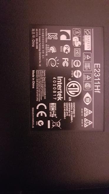 Elektronika: Монитор Dell Full HD. E 2311 .Расширение 1920х1080. 23 дюйма( 58,4 — 4