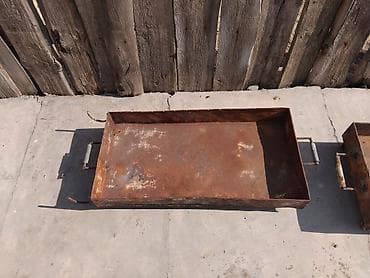 dəniz məhsulları satışı: Məhsul: Metal manqal qutuları (3 ədəd) - Material: qalın poladdan — 3