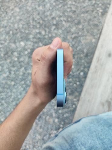 ref iphone: IPhone 14, 128 GB, Mavi, Qırıq — 8