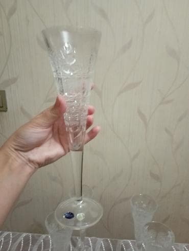 xrustal rumka: Rümkalar, rəng - Ağ, Xrustal, 6 ədədli dəst — 1
