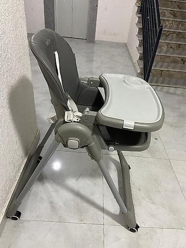 uşaq yemek: Uşaq yemək stulu – Icerfine - Rahat süni dəri oturacaq və arxa hissə — 1