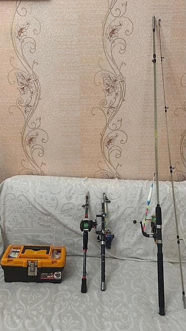 Velosiped ehtiyyat hissələri: Baliğ ovu Üçün tam hazir Gördüyünüz Dəst tam yenidir isdifade — 1