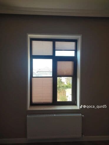 Plisse jalüz pərdələr - Pəncərə çərçivəsinə inteqrə olunan