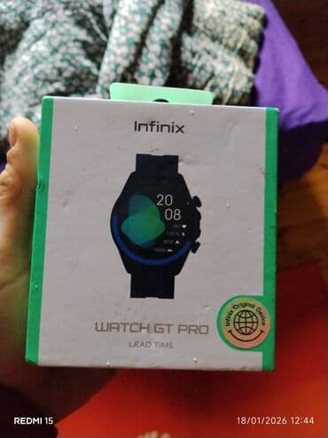 Смарт браслеты: Смарт часы, Infinix, Сенсорный экран, цвет - Черный — 3