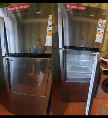 İşlənmiş 3 qapılı LG Soyuducu Satılır, rəng - Boz, Təkərli