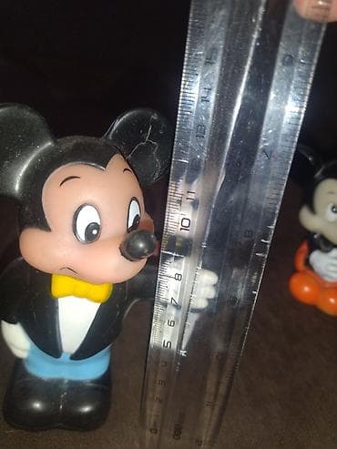 stranger things max: Mickey və Minnie Mouse fiqurları – 4 ədəd dəst rezin, 1960-70il — 10