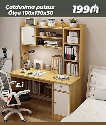 inversion stol: Düz masa, Stulsuz, Polkalı, Siyirməli, Sadə laminat — 1