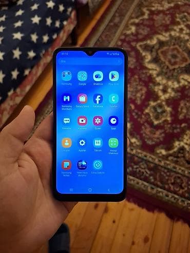 Видеоигры и приставки: Samsung Galaxy A10s, 32 ГБ, цвет - Голубой, Отпечаток пальца — 3