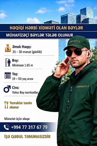 socar vakansiya ağdaş: Mühafizəçi vakansiyası – Həqiqi hərbi xidməti olan bəylər - Əmək — 1